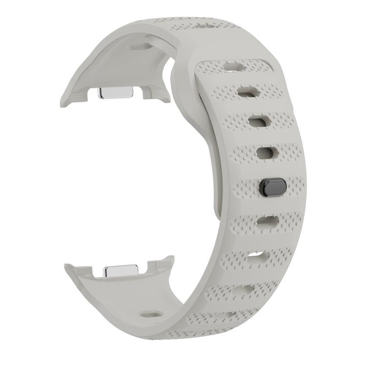 Dots Texture Black Buckle Silicone Watch Band, For Samsung Galaxy Watch8 / Watch8 Classic