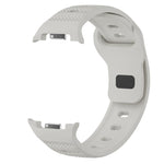 Dots Texture Black Buckle Silicone Watch Band, For Samsung Galaxy Watch8 / Watch8 Classic