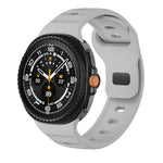 Dots Texture Black Buckle Silicone Watch Band, For Samsung Galaxy Watch8 / Watch8 Classic