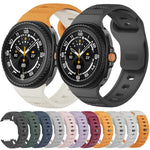 Dots Texture Black Buckle Silicone Watch Band, For Samsung Galaxy Watch8 / Watch8 Classic