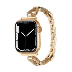 Copper Chain Metal Watch Band, For Apple Watch 46mm / 49mm / 45mm / 44mm, For Apple Watch 42mm / 41mm / 40mm / 38mm