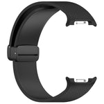 Small Plaid Texture Magnetic Buckle Silicone Watch Band, For Samsung Galaxy Watch8 / Watch8 Classic