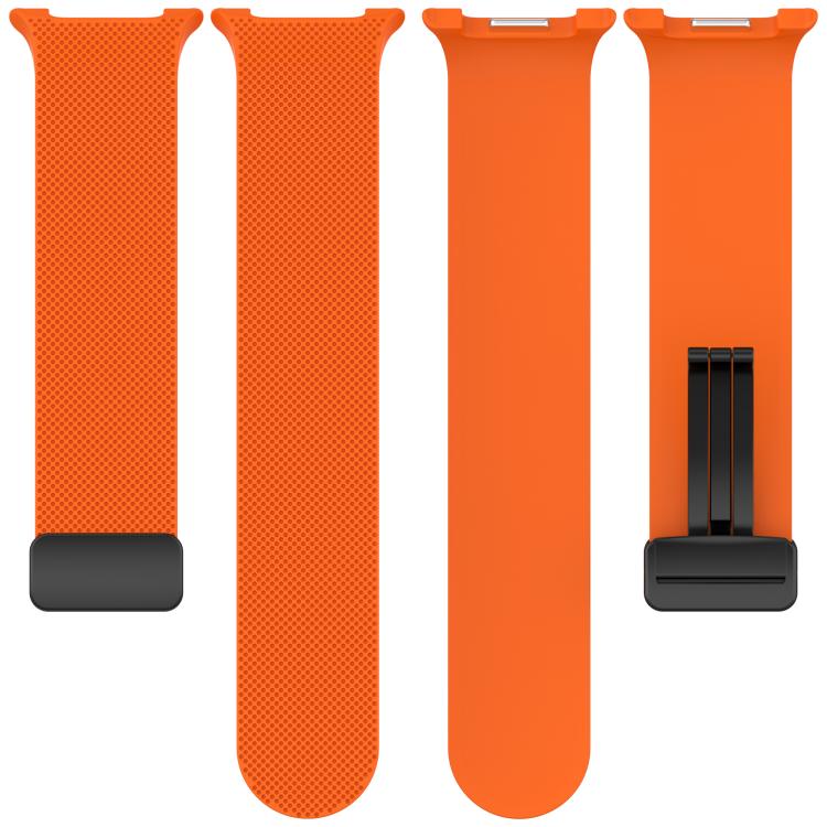 Small Plaid Texture Magnetic Buckle Silicone Watch Band, For Samsung Galaxy Watch8 / Watch8 Classic