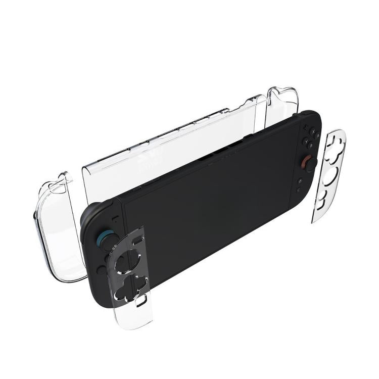 Game Console Split Full Cover Transparent PC Protective Case, For Nintendo Switch 2