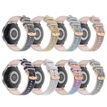 Glitter Silicone Hybrid Leather Watch Band, For Samsung Galaxy Watch 7 40 / 44mm