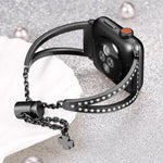 V-Shaped Diamond Zinc Alloy Watch Band, For Apple Watch 46mm / 49mm / 45mm / 44mm, For Apple Watch 42mm / 41mm / 40mm / 38mm