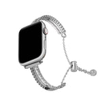 Armband „Liebe“ aus weißer Zinklegierung, passend für Apple Watch 46 mm / 49 mm / 45 mm / 44 mm und 42 mm / 41 mm / 40 mm / 38 mm