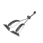 Metall-Federarmband aus Kupfer-Zink-Legierung, passend für Apple Watch 46 mm / 49 mm / 45 mm / 44 mm, für Apple Watch 42 mm / 41 mm / 40 mm / 38 mm