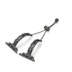 Braid Metal Glossy Zinc Alloy Watch Band, For Apple Watch 46mm / 49mm / 45mm / 44mm, For Apple Watch 42mm / 41mm / 40mm / 38mm