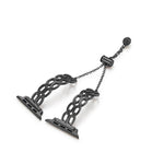 Double Ring Chain Zinc Alloy Watch Band, For Apple Watch 46mm / 49mm / 45mm / 44mm, For Apple Watch 42mm / 41mm / 40mm / 38mm