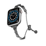 Wings Crushed Diamonds Zinc Alloy Watch Band, For Apple Watch 46mm / 49mm / 45mm / 44mm, For Apple Watch 42mm / 41mm / 40mm / 38mm