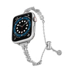 Wings Crushed Diamonds Zinc Alloy Watch Band, For Apple Watch 46mm / 49mm / 45mm / 44mm, For Apple Watch 42mm / 41mm / 40mm / 38mm