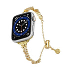 Wings Crushed Diamonds Zinc Alloy Watch Band, For Apple Watch 46mm / 49mm / 45mm / 44mm, For Apple Watch 42mm / 41mm / 40mm / 38mm