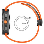 Fold Magnetic Buckle Silicone Watch Band, For Samsung Galaxy Watch8 / Watch8 Classic