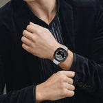 Three Beads Slim Stainless Steel Watch Band, For Samsung Galaxy Watch Ultra 47mm / Ultra 2025