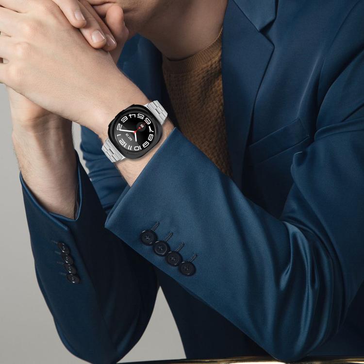 Three Beads Slim Stainless Steel Watch Band, For Samsung Galaxy Watch Ultra 47mm / Ultra 2025