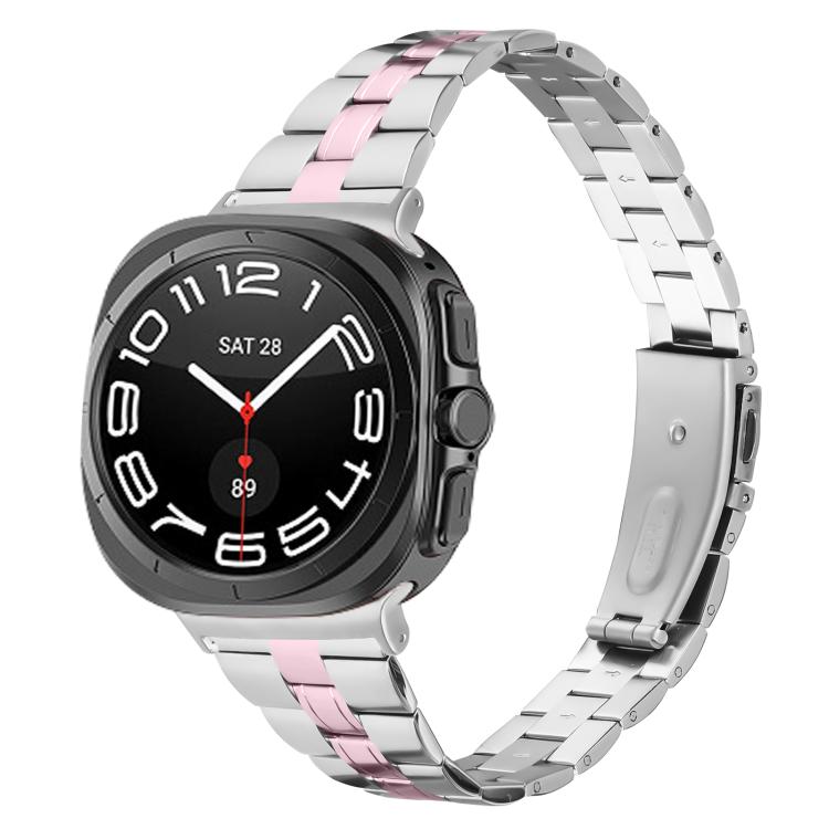 Three Beads Slim Stainless Steel Watch Band, For Samsung Galaxy Watch Ultra 47mm / Ultra 2025