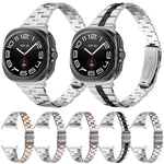 Three Beads Slim Stainless Steel Watch Band, For Samsung Galaxy Watch Ultra 47mm / Ultra 2025