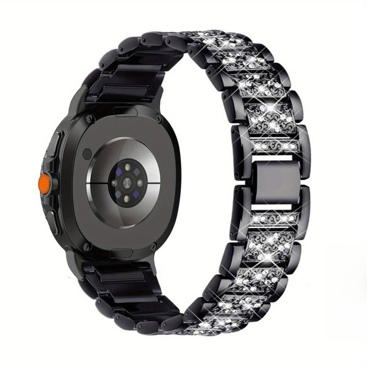 Triple Beads Diamond Metal Watch Band, For Samsung Galaxy Watch8 / Watch8 Classic