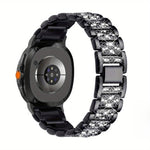 Triple Beads Diamond Metal Watch Band, For Samsung Galaxy Watch8 / Watch8 Classic