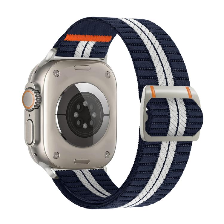 Watchman Mechanical Buckle Nylon Watch Band, For Apple Watch 46mm / 49mm / 45mm / 44mm, For Apple Watch 42mm / 41mm / 40mm / 38mm