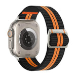 Watchman Mechanical Buckle Nylon Watch Band, For Apple Watch 46mm / 49mm / 45mm / 44mm, For Apple Watch 42mm / 41mm / 40mm / 38mm