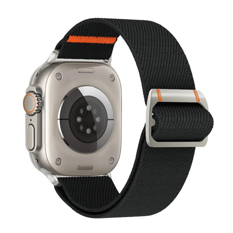 Watchman Mechanical Buckle Nylon Watch Band, For Apple Watch 46mm / 49mm / 45mm / 44mm, For Apple Watch 42mm / 41mm / 40mm / 38mm
