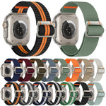 Watchman Mechanical Buckle Nylon Watch Band, For Apple Watch 46mm / 49mm / 45mm / 44mm, For Apple Watch 42mm / 41mm / 40mm / 38mm