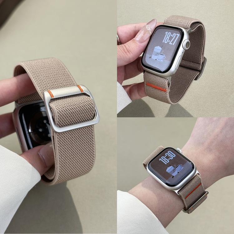 Watchman Mechanical Buckle Nylon Watch Band, For Apple Watch 46mm / 49mm / 45mm / 44mm, For Apple Watch 42mm / 41mm / 40mm / 38mm