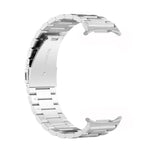 Three Beads Stainless Steel Watch Band with Removal Tool, For Samsung Galaxy Watch Ultra 47mm / Ultra 2025, For Samsung Galaxy Watch8 / Watch8 Classic