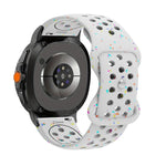 Eco-Friendly Granular Colorful Dots Silicone Watch Band, For Samsung Galaxy Watch8 / Watch8 Classic