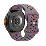 Eco-Friendly Granular Colorful Dots Silicone Watch Band, For Samsung Galaxy Watch8 / Watch8 Classic