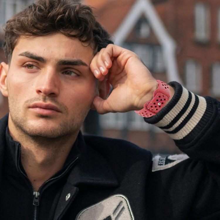 Eco-Friendly Granular Colorful Dots Silicone Watch Band, For Samsung Galaxy Watch8 / Watch8 Classic