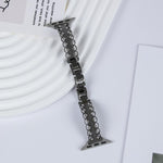 Lace Edged Diamond Alloy Metal Watch Band, For Apple Watch 46mm / 49mm / 45mm / 44mm, For Apple Watch 42mm / 41mm / 40mm / 38mm
