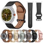 Classic Buckle Genuine Leather Watch Band, For Samsung Galaxy Watch8 / Watch8 Classic