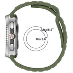 Reverse Buckle Single Color Silicone Watch Band, For Samsung Galaxy Watch8 / Watch8 Classic