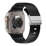 Magnetic Clasp Silicone Watch Band, For Apple Watch 46mm / 49mm / 45mm / 44mm