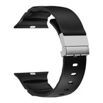 Magnetic Clasp Silicone Watch Band, For Apple Watch 46mm / 49mm / 45mm / 44mm