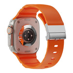 Magnetic Clasp Silicone Watch Band, For Apple Watch 46mm / 49mm / 45mm / 44mm