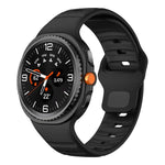 Wave Reverse Buckle Silicone Watch Band, For Samsung Galaxy Watch8 / Watch8 Classic