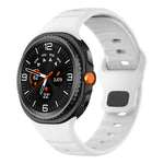 Wave Reverse Buckle Silicone Watch Band, For Samsung Galaxy Watch8 / Watch8 Classic