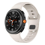 Wave Reverse Buckle Silicone Watch Band, For Samsung Galaxy Watch8 / Watch8 Classic