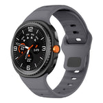 Wave Reverse Buckle Silicone Watch Band, For Samsung Galaxy Watch8 / Watch8 Classic