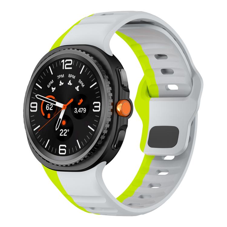 Wave Reverse Buckle Silicone Watch Band, For Samsung Galaxy Watch8 / Watch8 Classic