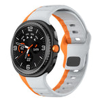 Wave Reverse Buckle Silicone Watch Band, For Samsung Galaxy Watch8 / Watch8 Classic