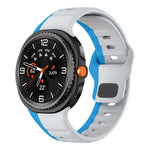Wave Reverse Buckle Silicone Watch Band, For Samsung Galaxy Watch8 / Watch8 Classic