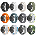 Wave Reverse Buckle Silicone Watch Band, For Samsung Galaxy Watch8 / Watch8 Classic