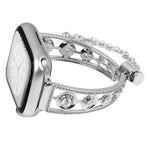 Platinum Star Zirconium Metal Watch Band, For Apple Watch 46mm / 49mm / 45mm / 44mm, For Apple Watch 42mm / 41mm / 40mm / 38mm