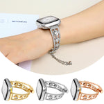 Platinum Star Zirconium Metal Watch Band, For Apple Watch 46mm / 49mm / 45mm / 44mm, For Apple Watch 42mm / 41mm / 40mm / 38mm