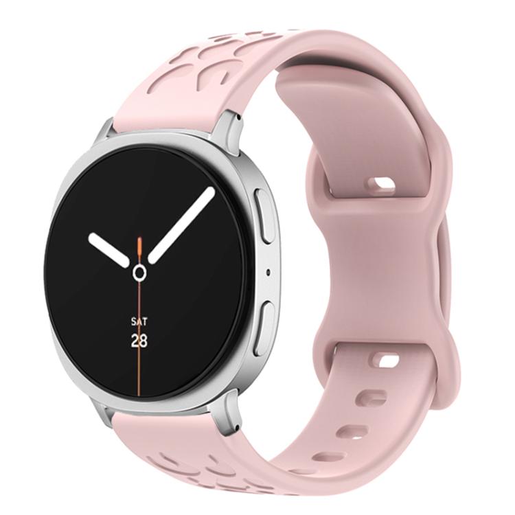 Concave Leopard Butterfly Buckle Silicone Watch Band, For Samsung Galaxy Watch8 / Watch8 Classic